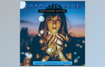 Download Dramatic Blue <span class='badge badge-warning'>Photoshop</span> Action GraphicRiver-28328629
