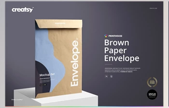 Download Brown Paper Envelope <span class='badge badge-warning'>Mockup</span> <span class='badge badge-warning'>Set</span> CreativeMarket-4528517