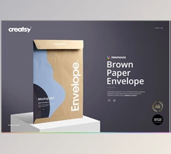 Download Brown Paper Envelope Mockup Set CreativeMarket-4528517