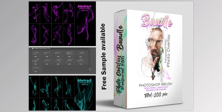 Download Abstract Motion Brush and PNG Bundle CreativeMarket-5284065
