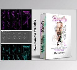 Download Abstract Motion Brush and PNG Bundle CreativeMarket-5284065