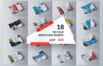 Download Corporate Trifold Brochure Bundle <span class='badge badge-warning'>CreativeMarket-5490709</span>