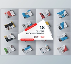 Download Corporate Trifold Brochure Bundle CreativeMarket-5490709