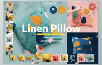 Download Linen Pillow 15x Mock ups Set <span class='badge badge-warning'>CreativeMarket-5352824</span>