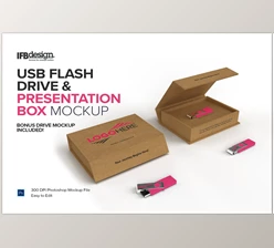 Download USB Flash Drive Presentation Box CreativeMarket-5449412