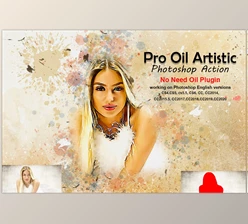 Download Pro Oil Artistic Photoshop Action CreativeMarket-5275731