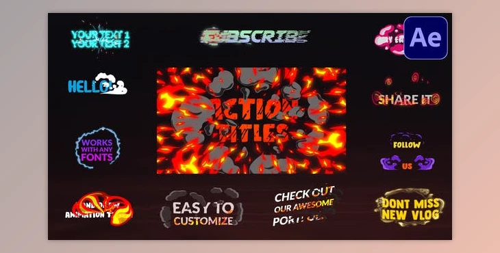 Download Action Titles | After Effects (Videohive 29314785)