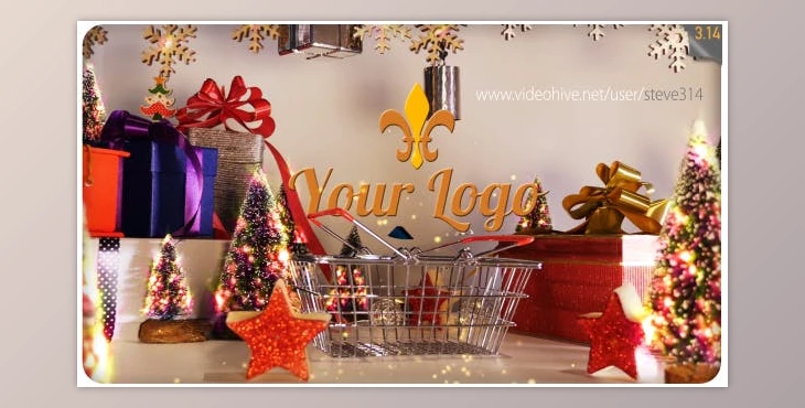Download Christmas Shopping Logo (Videohive 18596345)