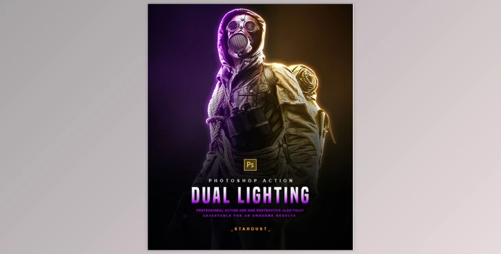 Download Dual Lighting – Photoshop Action GraphicRiver-28866978