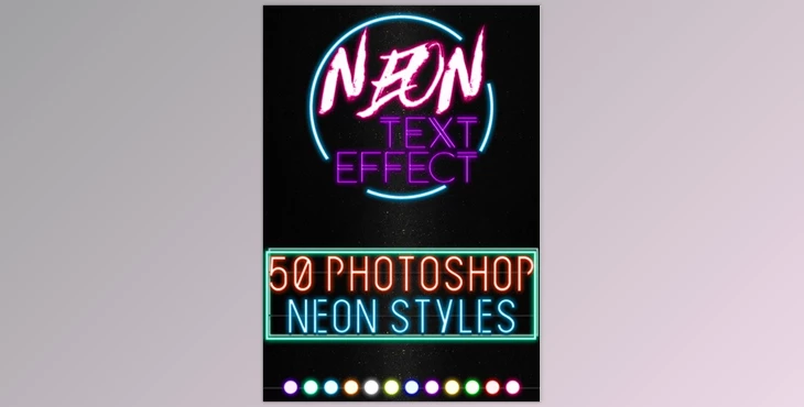 Download Neon Text Effect – 50 Photoshop Neon Styles GraphicRiver-29048388
