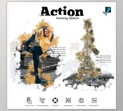 Download Painting Sketch Photoshop Action GraphicRiver-28913125
