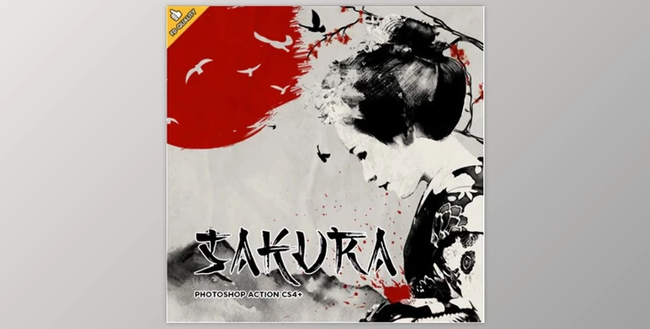 Download Sakura CS4+ Photoshop Action GraphicRiver-28714090