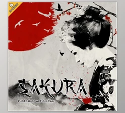 Download Sakura CS4+ Photoshop Action GraphicRiver-28714090