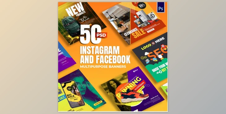 Download 50-Instagram & Facebook Banners GraphicRiver-28665627