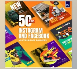 Download 50-Instagram & Facebook Banners GraphicRiver-28665627