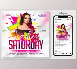 Download Ladies Night Club Flyer Template CreativeMarket-4967105