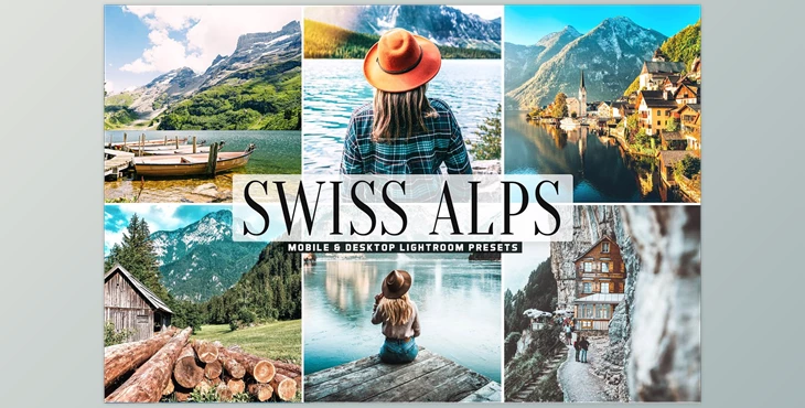 Download Swiss Alps Mobile & Desktop Lightroom Presets CreativeMarket-5478257