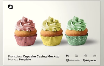 Download Frontview Cupcake Casing Mockup <span class='badge badge-warning'>CreativeMarket-5051794</span>