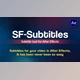 Download SF - SUBTITLES v2.6.1 (Videohive 23457179)