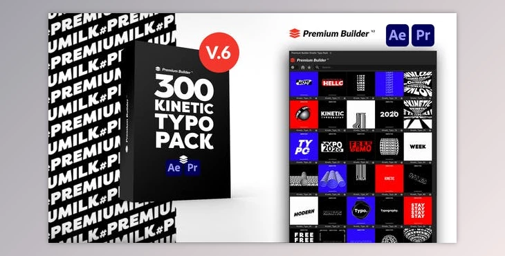 Download Videohive PremiumBuilder Kinetic Typography Pack 28757522 v6