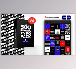 Download Videohive PremiumBuilder Kinetic Typography Pack 28757522 v6