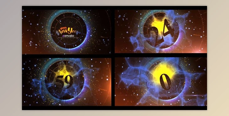 Download New Year Countdown (Videohive 25152477) For AE