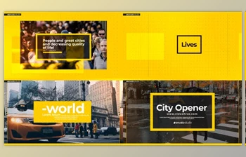 Download Minimal City <span class='badge badge-warning'>Intro</span> (<span class='badge badge-warning'>Videohive</span> 27301278) For AE