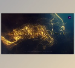 Download Gold Cinematic Titles (Videohive 22869986) For AE