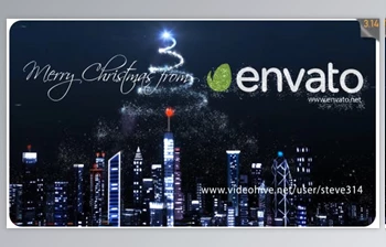 Download Christmas <span class='badge badge-warning'>Over</span> the City (Videohive 19138497) For AE