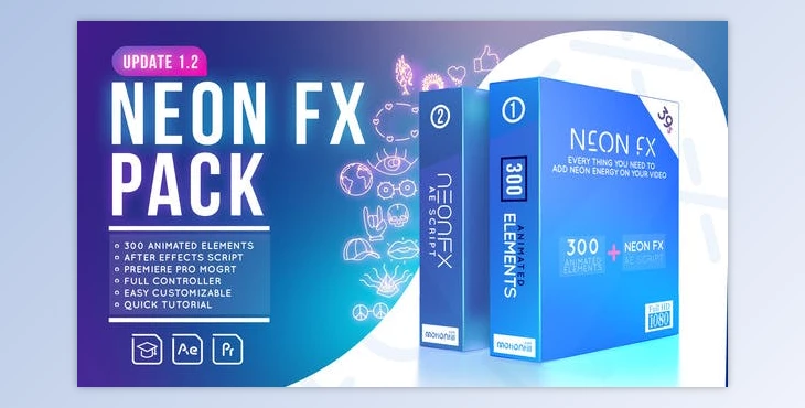 Download Glowing Scribble – Neon Fx Pack (Videohive 24262149)