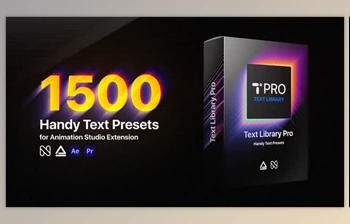 Download VideoHive 21932974 Text <span class='badge badge-warning'>Library</span> – Handy Text Animations V3.1