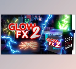 Download GLOW FX 2.1 From Cinepacks (AE , PR , Davinci , FCPX)