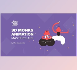 Download 3D Monks Animation from Motion Design School