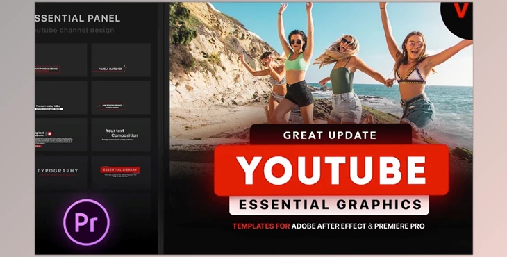 Download Youtube Essential Library | MOGRT for Premiere v3.2 (Videohive 21655955)