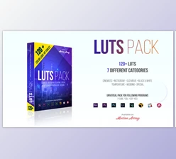 Download 120+ LUTs Pack (Color Grading)