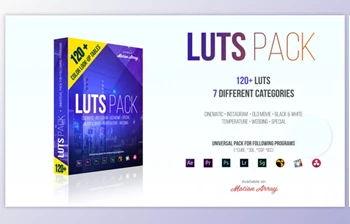 Download 120+ LUTs Pack (<span class='badge badge-warning'>Color</span> <span class='badge badge-warning'>Grading</span>)