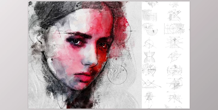 Download 32 Technical PS Drawing Brushes CreativeMarket-4933592