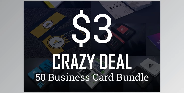 Download 50 Business Card Bundle – Crazy Deal CreativeMarket-5389488