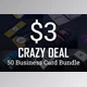 Download 50 Business Card Bundle – Crazy Deal CreativeMarket-5389488