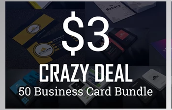 Download 50 Business Card <span class='badge badge-warning'>Bundle</span> – Crazy Deal CreativeMarket-5389488