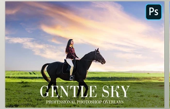 Download Gentle Sky Overlays <span class='badge badge-warning'>Photoshop</span> CreativeMarket-4936170