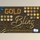 Download Gold Bling Photoshop Layer Styles CreativeMarket-5115006