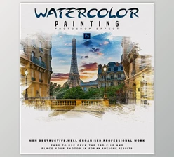 Download GraphicRiver Watercolor Painting – Photoshop Effect 28936851