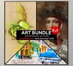 Download GraphicRiver Art Bundle Photoshop Action – 29342729