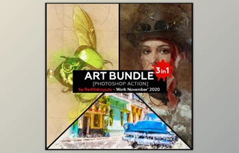 Download GraphicRiver <span class='badge badge-warning'>Art</span> Bundle Photoshop Action – 29342729