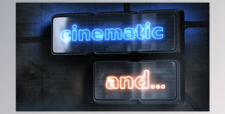 Download 3D Cinematic Neon Opener V4 (Motionarray 839870)