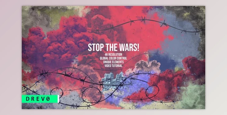 Download Stop the WARS/ Terror/ World War Trailer/ Barbed Wire/ Bomb/ Explosions/ Smoke/ Ruins/ Crisis/ Death (Videohive 29398538)