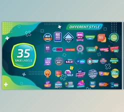 Download 35 Sale Labels (Videohive 26293573)