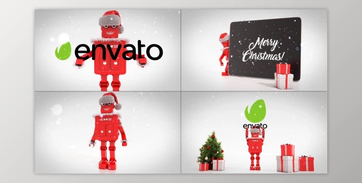 Download Merry Christmas With Robot Roby (Videohive 29385244)