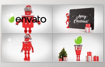 Download Merry Christmas With <span class='badge badge-warning'>Robot</span> Roby (Videohive 29385244)